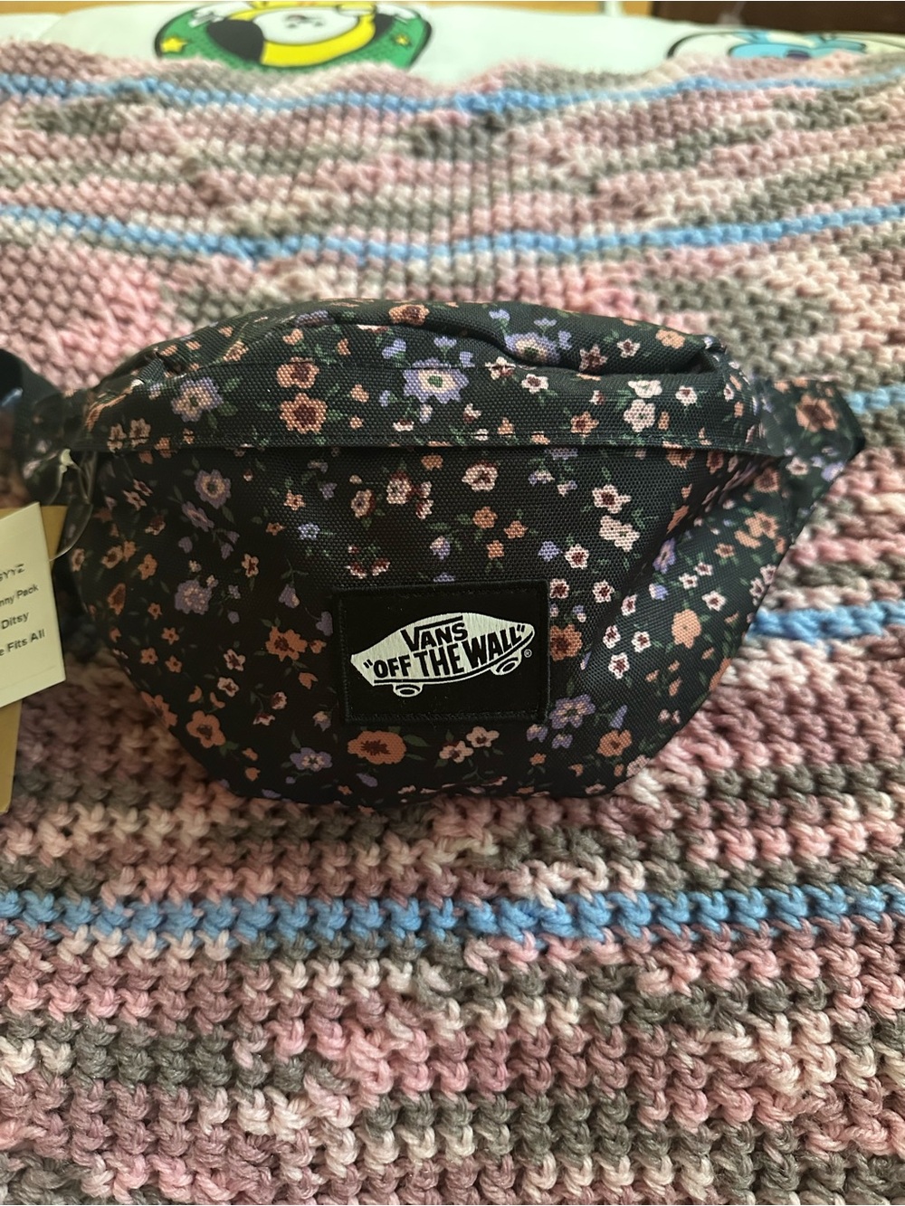 Vans Black Floral Ditsy Fanny Pack